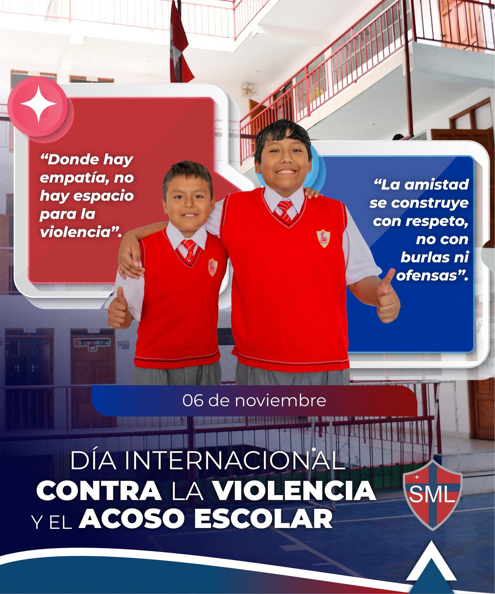Día Internacional contra la Violencia y el Acoso Escolar: Construyendo Ambientes Seguros