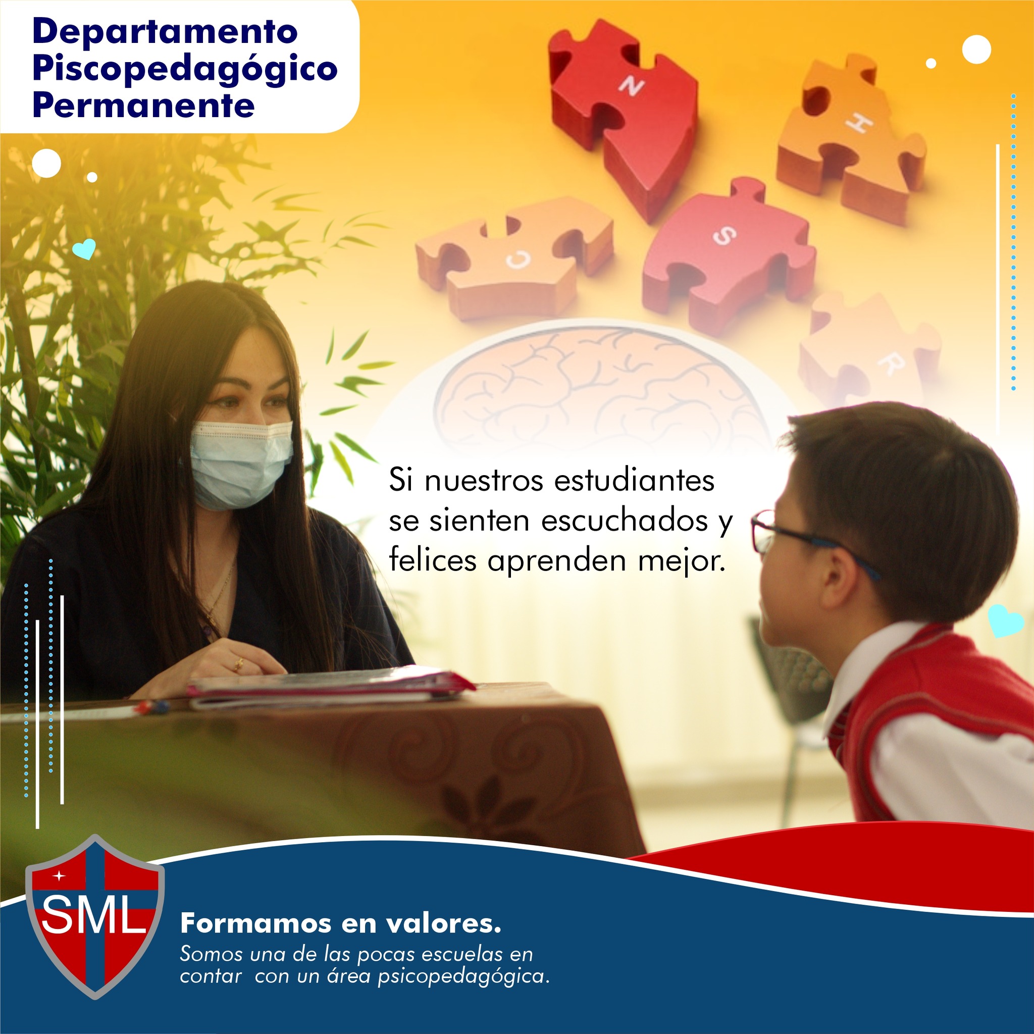 Servicio de Psicopedagogía del colegio SML